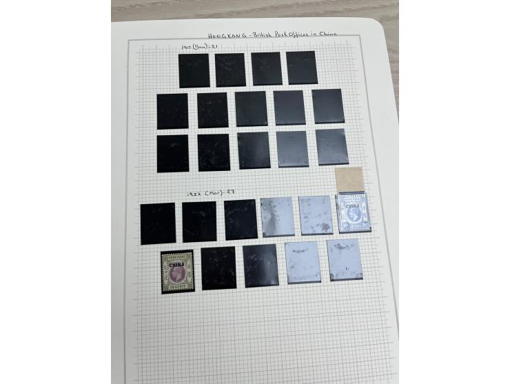 holding on album pages, better including QV used stamp to 96c, KGV Silver Jubilee, KGVI Silver Wedding, etc. Large quantity. 
